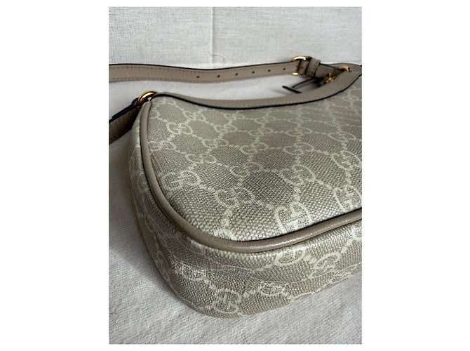Gucci Ophidia Borsa a tracolla in tela GG Supreme Beige - vista 8
