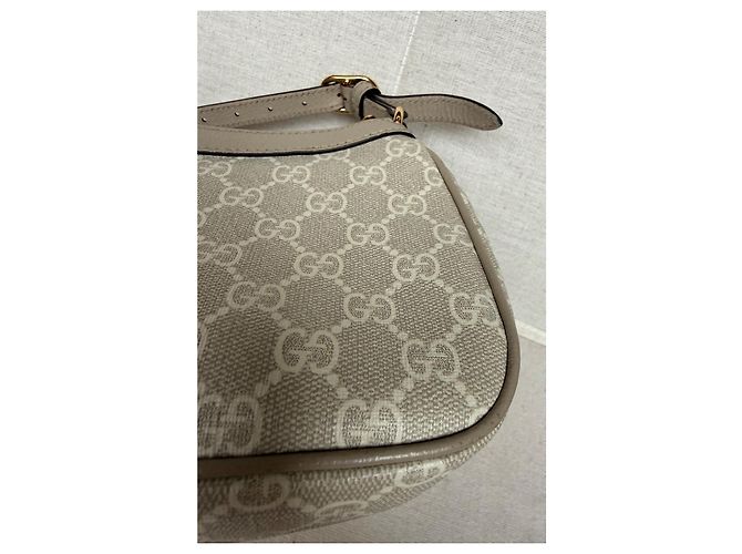 Gucci Ophidia Borsa a tracolla in tela GG Supreme Beige - vista 9
