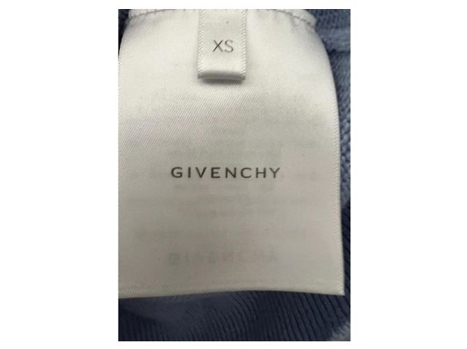Pull en cachemire Givenchy logo 4G - Bleu clair - vue 3