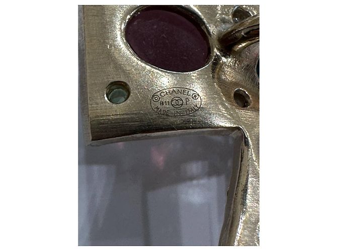Collana Croce di Malta multicolore Chanel 11P - Collezione 2011 usata - vista 4