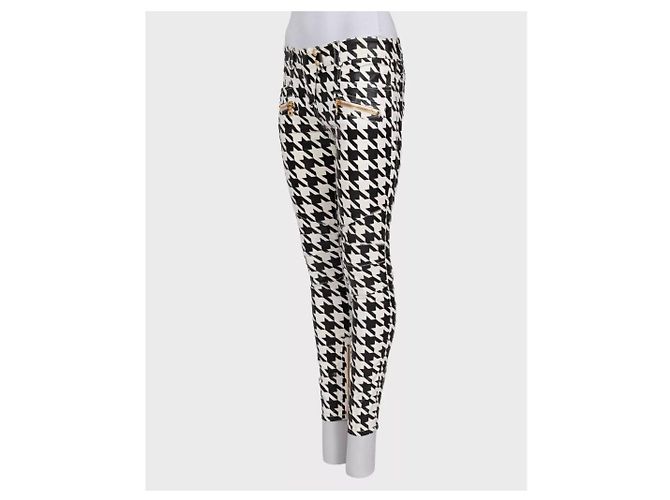 Pantaloni tapered Balmain pied-de-poule - FR 38/M usati - vista 2