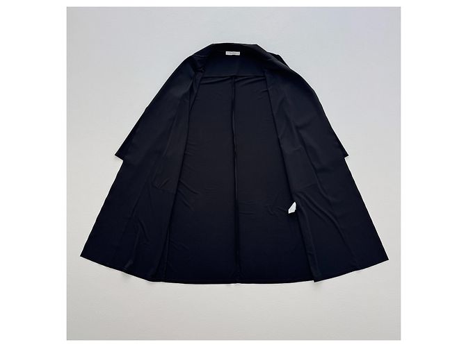 Max Mara Leisure Abrigo Largo de Viscosa Negro - vista 4