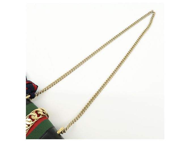 Gucci Sylvie Chain Leather Mini - vista 6