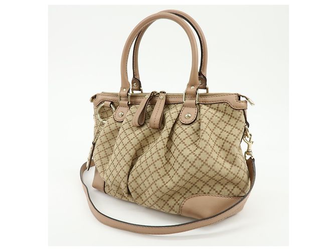 Gucci Sukey Diamante Canvas with Leather Medium - vista 3