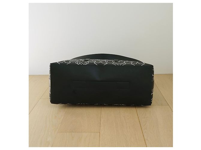 Givenchy Sac Tote en Toile Imprimé Étoiles Noir - vue 9