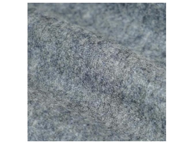 Cachecol Loewe Anagram reversível de lã e cashmere - Cinza/Azul - vista 18