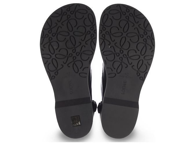 Loewe Stivali Campo Classic Lace-Up in pelle nera - vista 8
