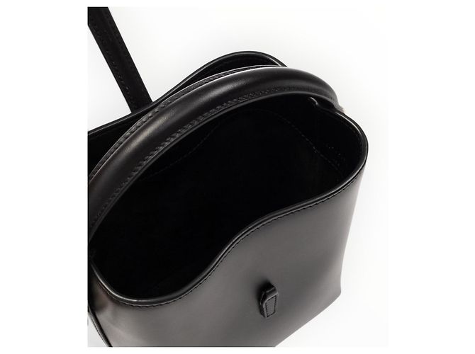 Autre Marque Saint Laurent Le 37 Mini Sac en Cuir Noir - vue 11