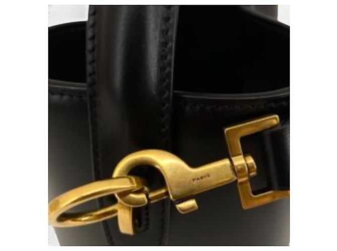Autre Marque Saint Laurent Le 37 Mini Sac en Cuir Noir - vue 20