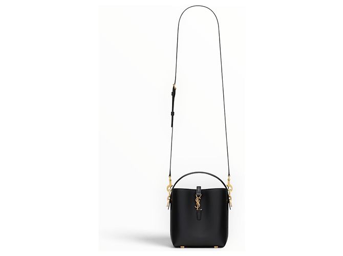 Autre Marque Saint Laurent Le 37 Mini Sac en Cuir Noir - vue 6