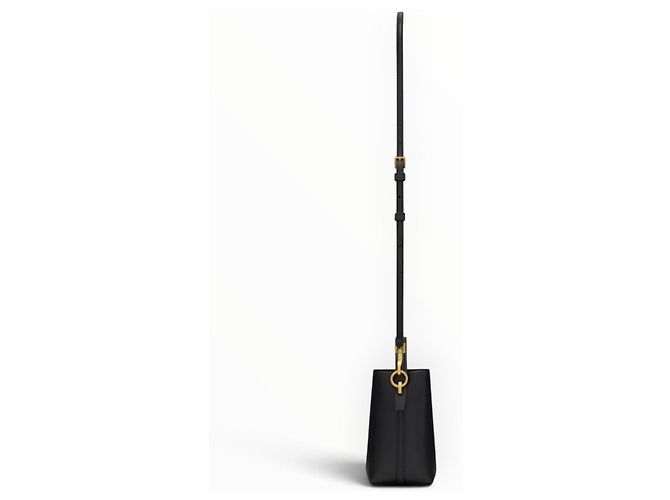 Autre Marque Saint Laurent Le 37 Mini Sac en Cuir Noir - vue 8