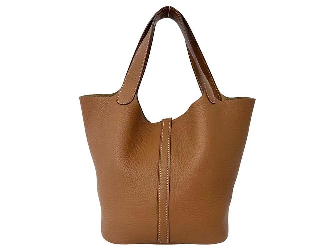 Hermès Bolso HERMES Picotin MM de piel Taurillon Clemence - vista 3