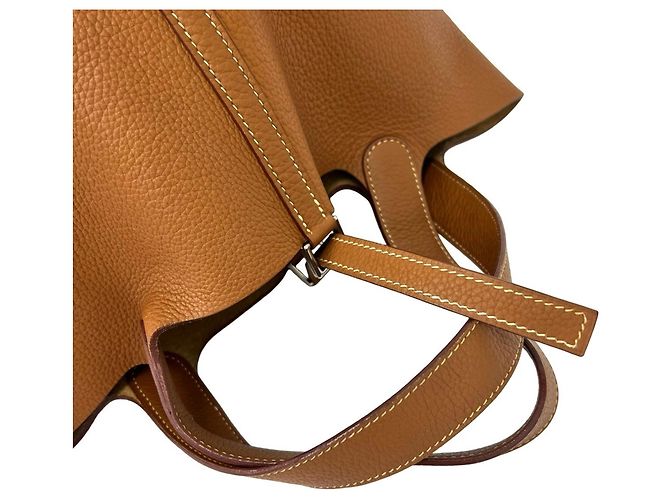 Hermès Bolso HERMES Picotin MM de piel Taurillon Clemence - vista 4