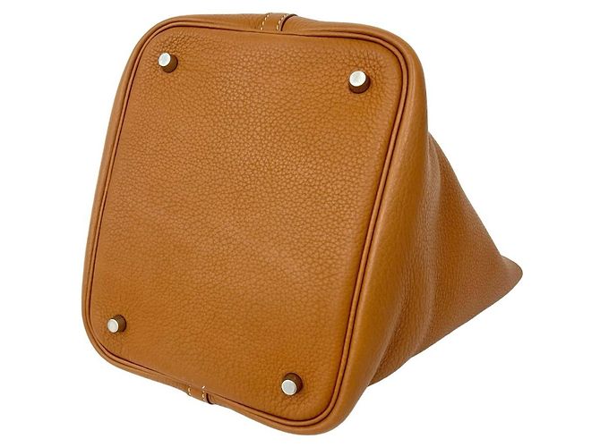 Hermès Bolso HERMES Picotin MM de piel Taurillon Clemence - vista 8