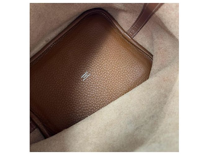 Hermès Bolso HERMES Picotin MM de piel Taurillon Clemence - vista 9