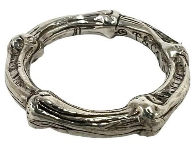 Autre Marque Anello Tiffany Vintage Bamboo in Argento 925 - vista 4