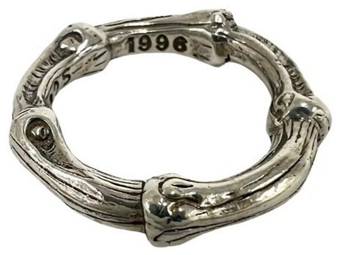Autre Marque Anello Tiffany Vintage Bamboo in Argento 925 - vista 5