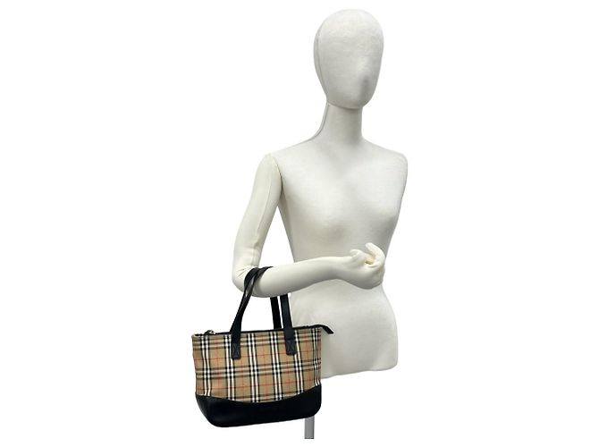 Burberry Nova Check Pattern Handtasche Tote Bag - Ansicht 2