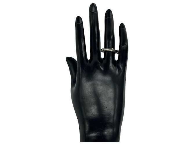 Autre Marque Anello a fascia Tiffany Vintage Bamboo in argento sterling 925 - vista 3