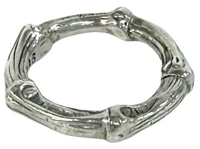 Autre Marque Anello a fascia Tiffany Vintage Bamboo in argento sterling 925 - vista 6