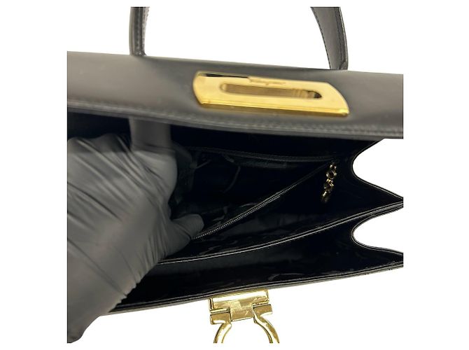 Gancini Borsa in pelle di vitello Salvatore Ferragamo - vista 10