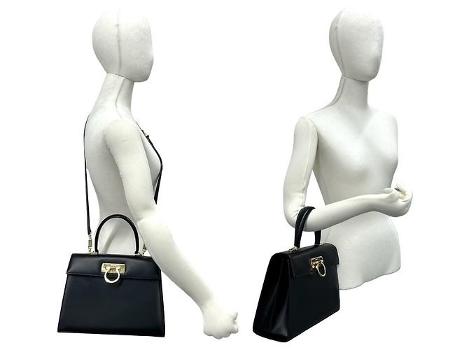 Gancini Borsa in pelle di vitello Salvatore Ferragamo - vista 2
