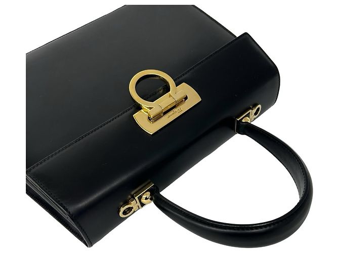 Gancini Borsa in pelle di vitello Salvatore Ferragamo - vista 4