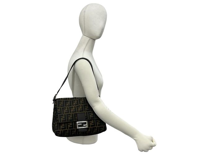 Sac à épaule Fendi Vintage Zucca FF Pattern - vue 2