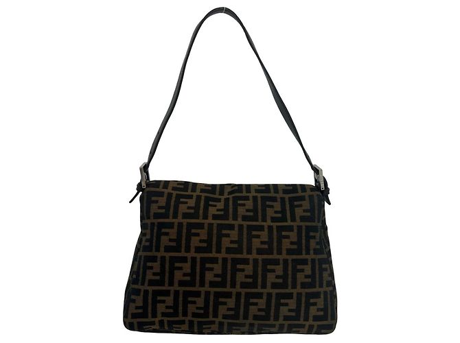 Sac à épaule Fendi Vintage Zucca FF Pattern - vue 3