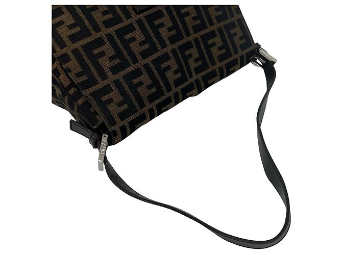 Sac à épaule Fendi Vintage Zucca FF Pattern - vue 4