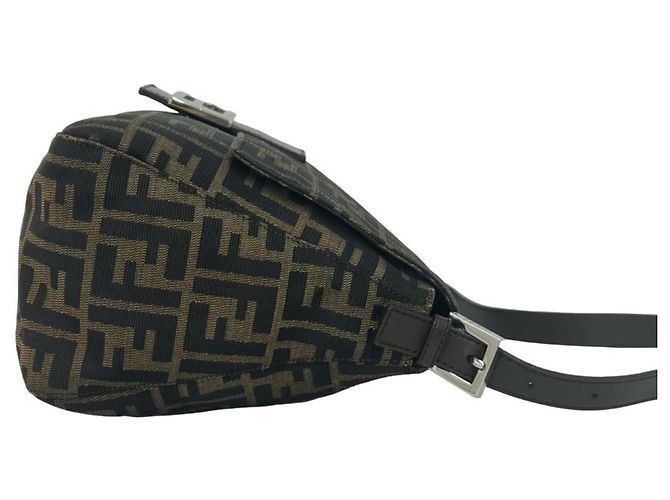 Sac à épaule Fendi Vintage Zucca FF Pattern - vue 6