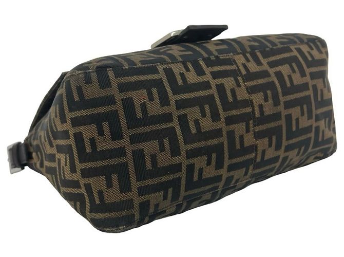 Sac à épaule Fendi Vintage Zucca FF Pattern - vue 7
