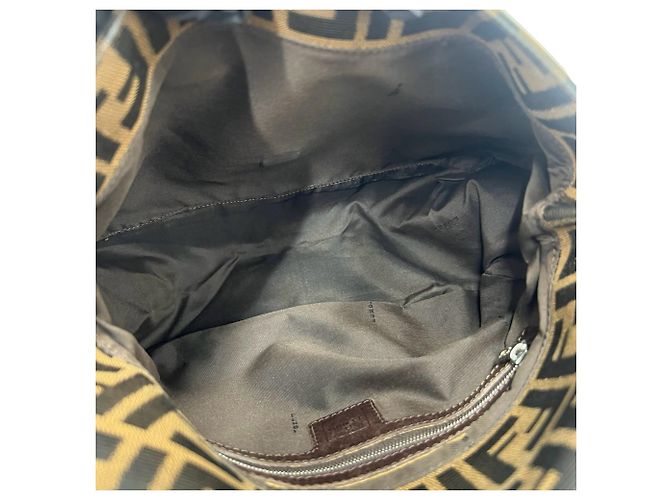 Sac à épaule Fendi Vintage Zucca FF Pattern - vue 9