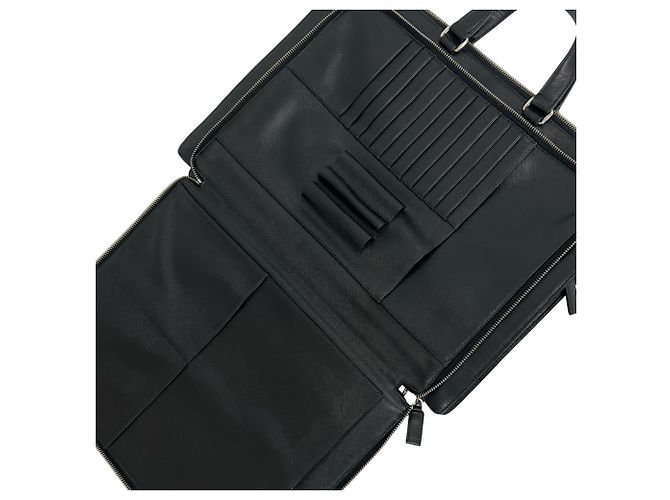 Saffiano Maletín Prada de cuero negro - vista 10