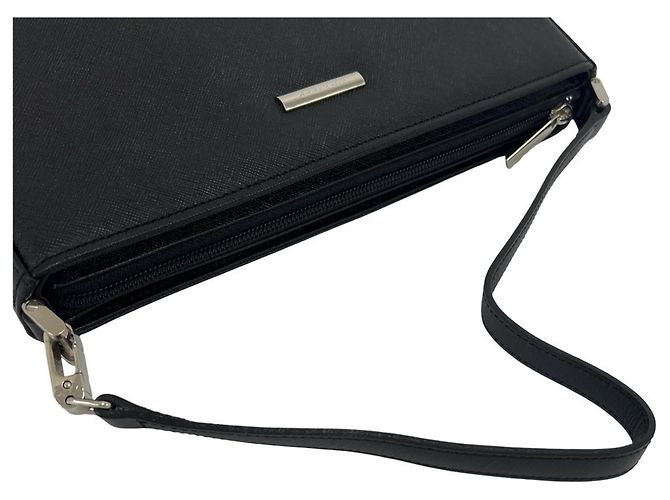 Borsa a tracolla in pelle Burberry Nova Check Pattern - vista 4