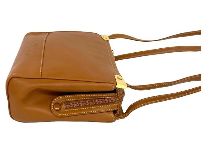 Loewe Vintage Anagram Logo Leder Semi-Shoulder Bag - Ansicht 6