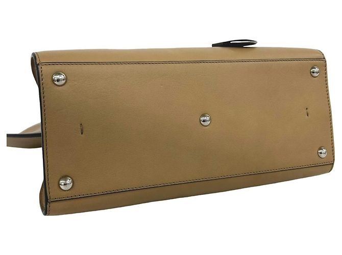 Borsa a tracolla in pelle 2-way Fendi Trois Jours - vista 7