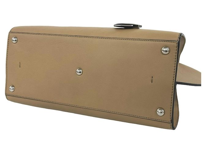 Borsa a tracolla in pelle 2-way Fendi Trois Jours - vista 8