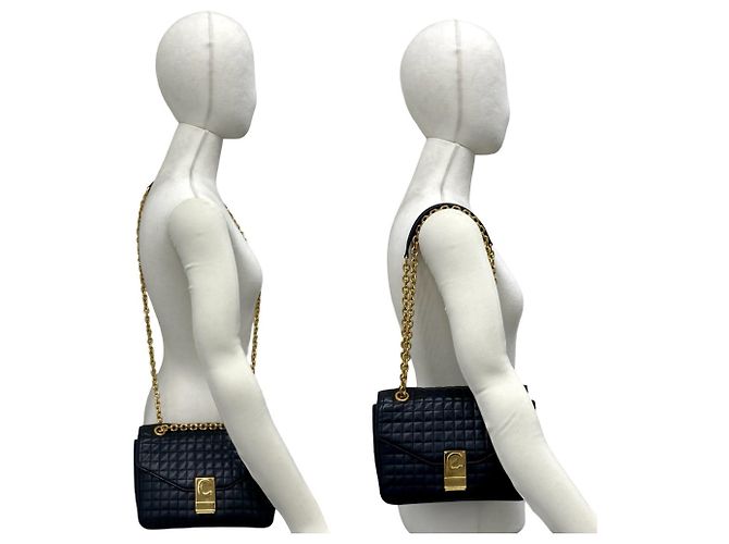 Céline Bolso de hombro 2-Way con cadena de cuero Celine - vista 2
