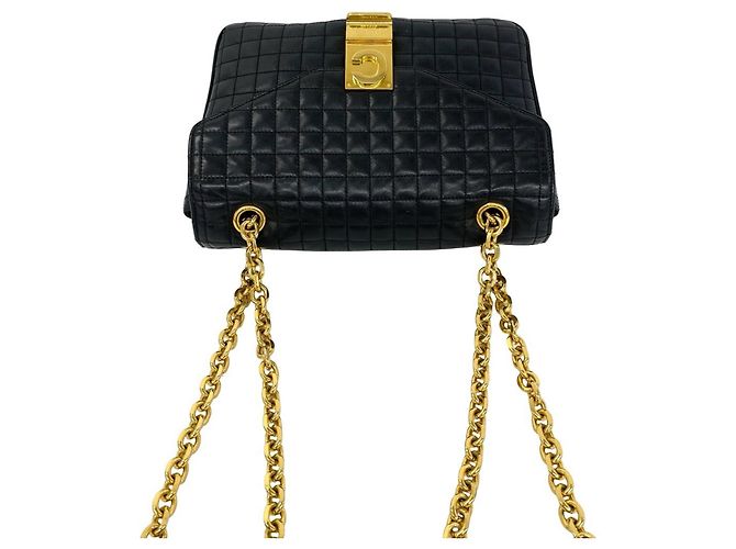 Céline Bolso de hombro 2-Way con cadena de cuero Celine - vista 4