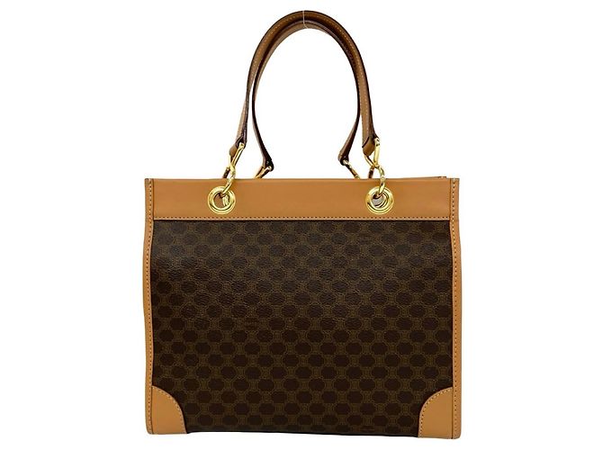 Céline CELINE Vintage Macadam Blazon Pattern Triomphe Handtasche - Ansicht 3