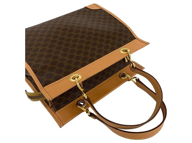 Céline CELINE Vintage Macadam Blazon Pattern Triomphe Handtasche - Ansicht 4