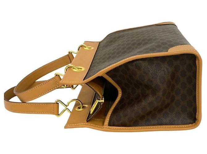 Céline CELINE Vintage Macadam Blazon Pattern Triomphe Handtasche - Ansicht 5