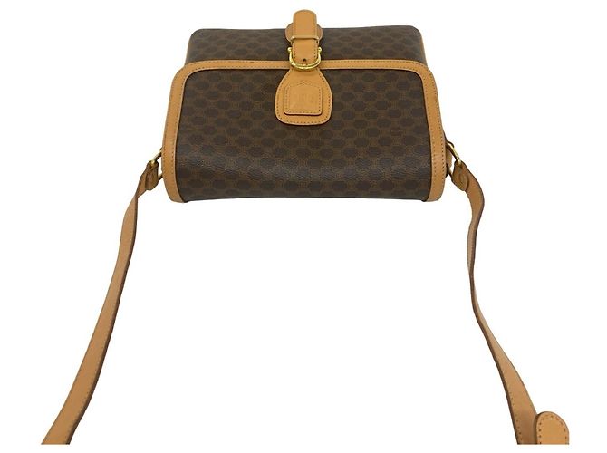 Céline Borsa a tracolla in pelle Celine Macadam Blazon Pattern Triomphe - vista 4