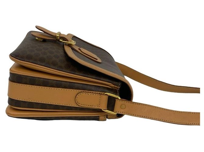 Céline Borsa a tracolla in pelle Celine Macadam Blazon Pattern Triomphe - vista 6