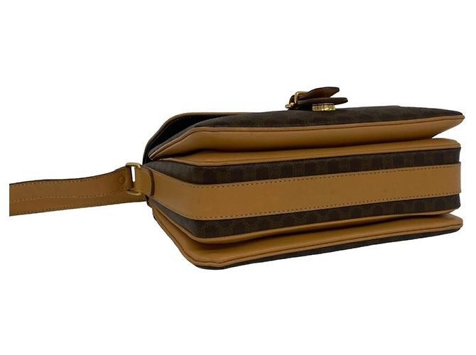 Céline Borsa a tracolla in pelle Celine Macadam Blazon Pattern Triomphe - vista 7