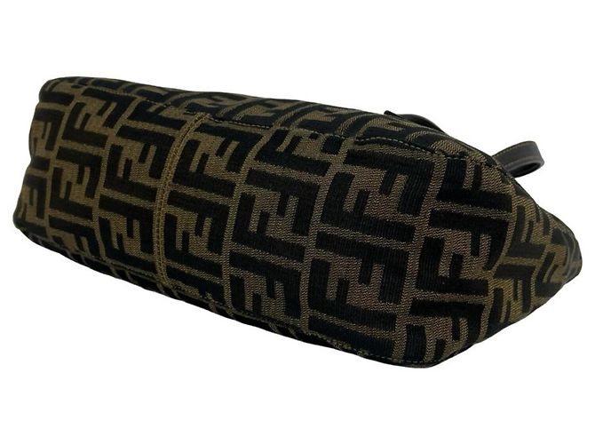 Borsa Fendi Vintage Zucca Canvas Leather - vista 8