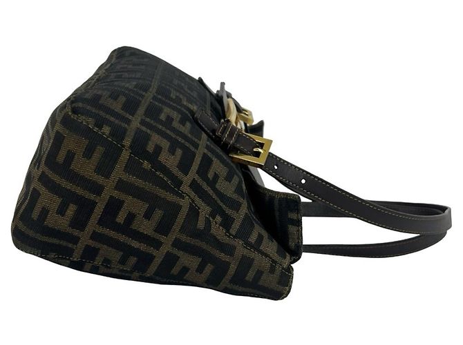 Sac à main cabas Fendi Vintage Zucca FF Pattern - vue 6