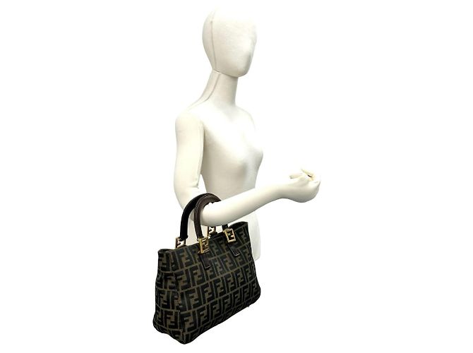 Fendi Vintage Zucca FF Pattern Handtasche - Ansicht 2