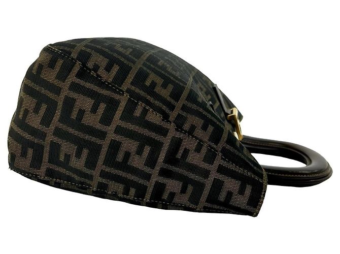 Fendi Vintage Zucca FF Pattern Handtasche - Ansicht 6